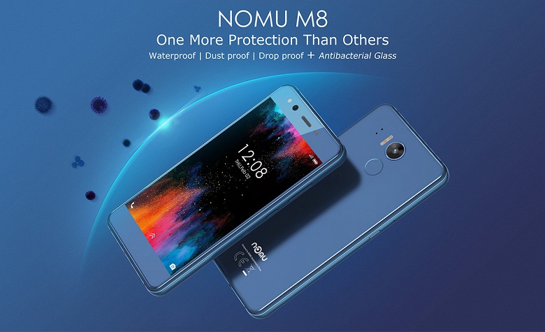 Nomu M8 — стильный защищенный смартфон, покрытый... стеклом