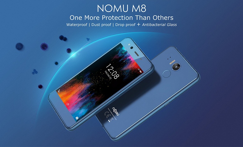 Nomu M8 &mdash; стильный защищенный смартфон, покрытый... стеклом