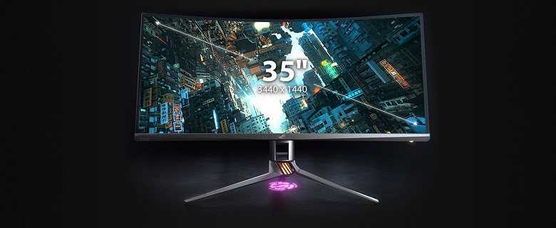 Asus ROG Swift PG35VQ &mdash; игровой монитор с кадровой частотой 200 Гц, ЦАП ESS 9118 и активной системой охлаждения