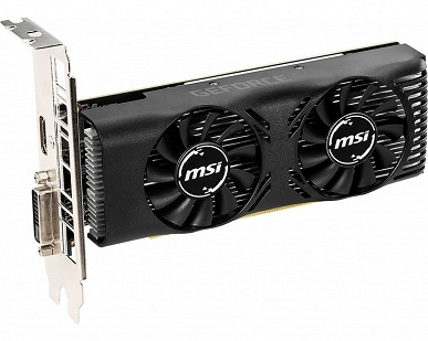 MSI выпускает низкопрофильную видеокарту GeForce GTX 1650