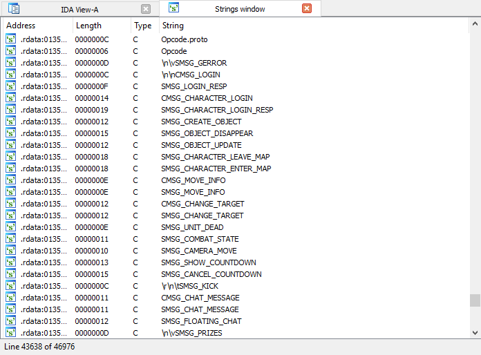 Создание прослушивающего приложения для просмотра трафика мобильной MMORPG - 3