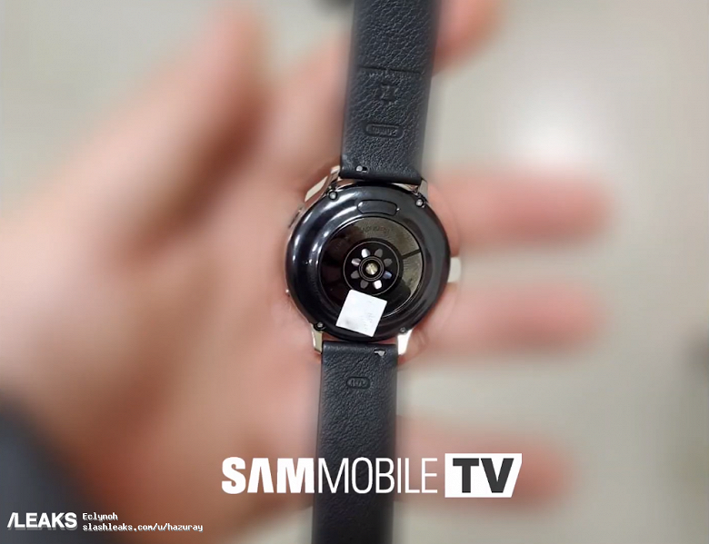 Новые фотографии Samsung Galaxy Watch Active 2 демонстрируют датчик ЭКГ и артериального давления