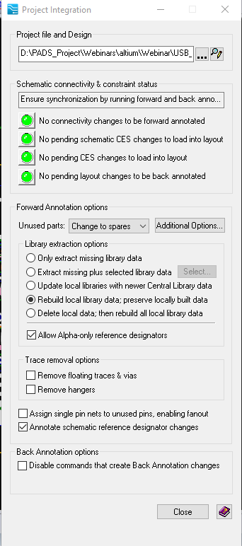 Трансляция проектов и библиотек из Altium Designer в PADS Professional - 25