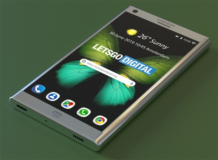 У Samsung может появиться смартфон с экраном двойного растягивания