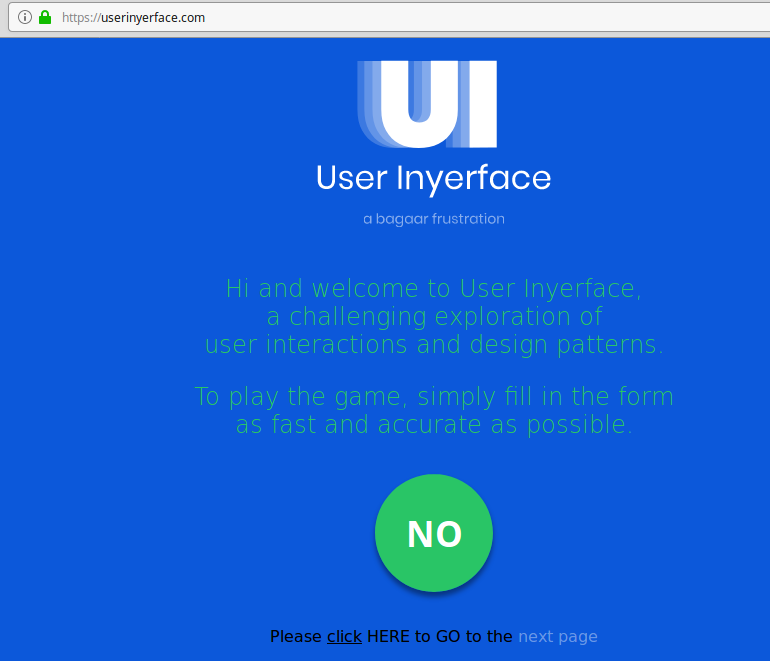 User Inyerface — как не надо мучать пользователя - 2