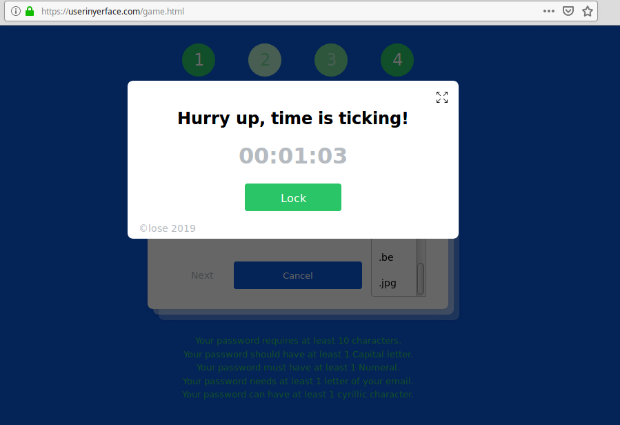 User Inyerface — как не надо мучать пользователя - 4 User Inyerface — как не надо мучать пользователя - 4