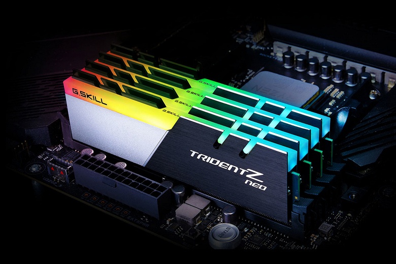 G.Skill выпускает серию модулей памяти Trident Z Neo DDR4 для систем на процессорах AMD Ryzen 3000