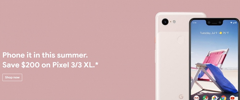 Google Pixel 3 и Pixel 3 XL подешевели на 200 долларов