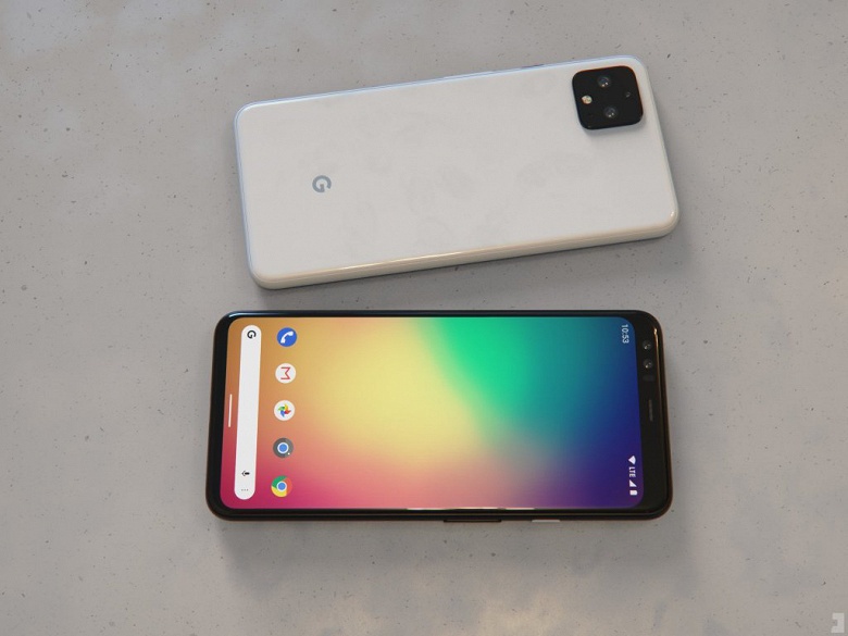 Google Pixel 4 XL показался в белом цвете