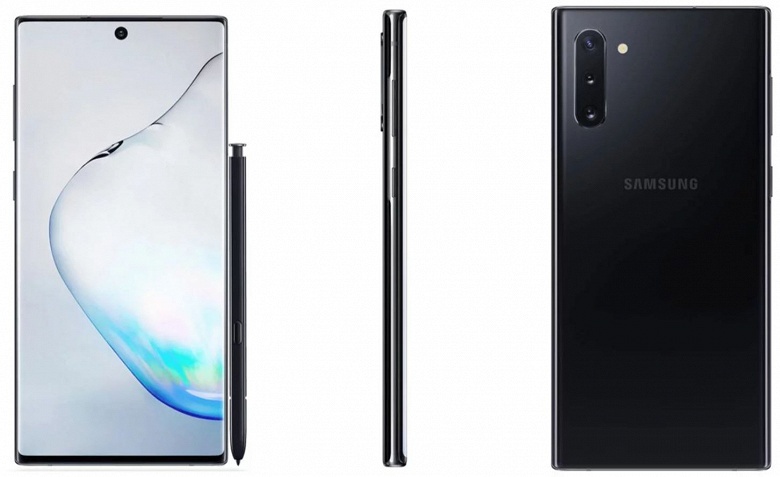 Опубликованы изображения двух вариантов смартфона Samsung Galaxy Note 10