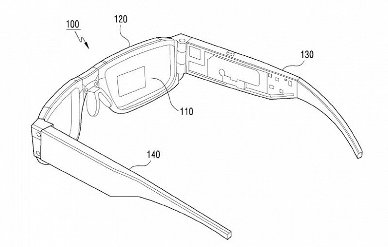 Samsung патентует складные очки дополненной реальности