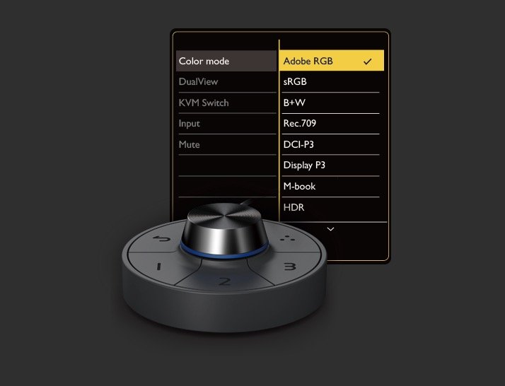 Монитор BenQ SW270C охватывает 99% цветового пространства Adobe RGB и поддерживает HDR