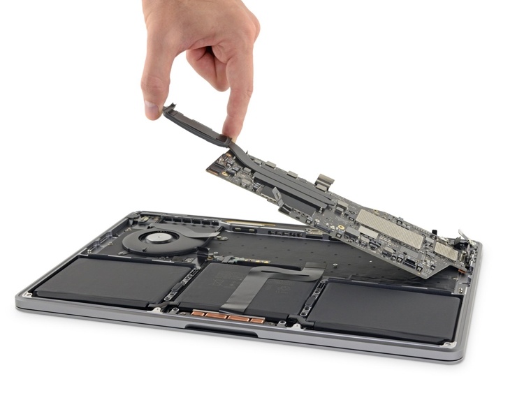 Новый ноутбук MacBook Pro 13″ починить вряд ли удастся