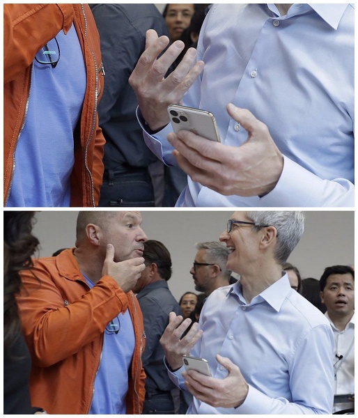 Фото дня: новый iPhone в руках Тима Кука оказался подделкой