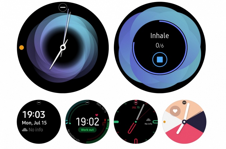 Циферблаты умных часов Galaxy Watch Active стали доступны для других моделей Samsung