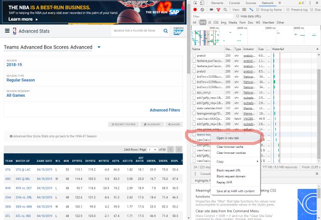 Построение анимационного линейного графика скользящего среднего в R. Получение данных через NBA API - 1 Построение анимационного линейного графика скользящего среднего в R. Получение данных через NBA API - 1