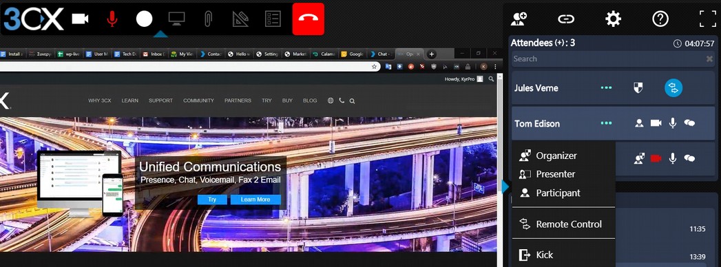 Представляем 3CX V16 Update 2 и удаленное управление ПК через WebMeeting - 3 Представляем 3CX V16 Update 2 и удаленное управление ПК через WebMeeting - 3