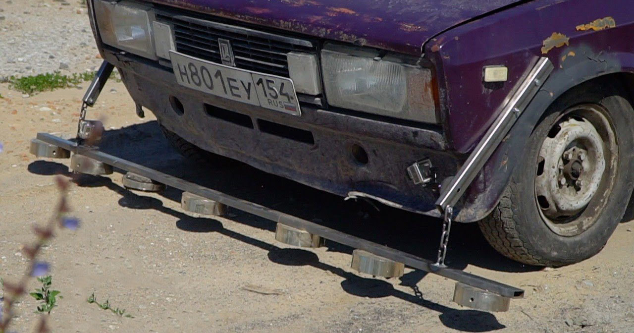 Как превратить старые Жигули в металлосборщик: сила магнитов Как превратить старые Жигули в металлосборщик: сила магнитов