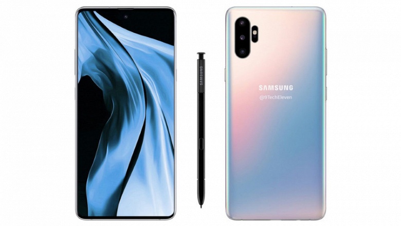 Samsung Galaxy Note10 сравнили с Galaxy S10