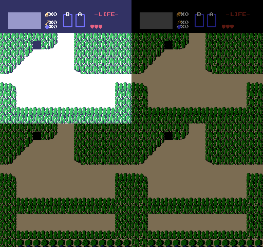 Переходы между экранами в Legend of Zelda используют недокументированные возможности NES - 17