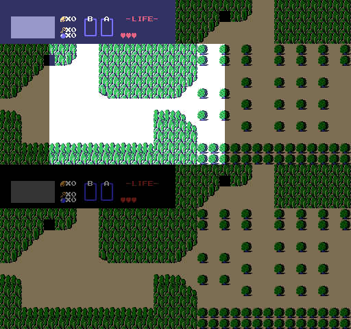 Переходы между экранами в Legend of Zelda используют недокументированные возможности NES - 26