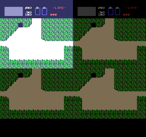 Переходы между экранами в Legend of Zelda используют недокументированные возможности NES - 36
