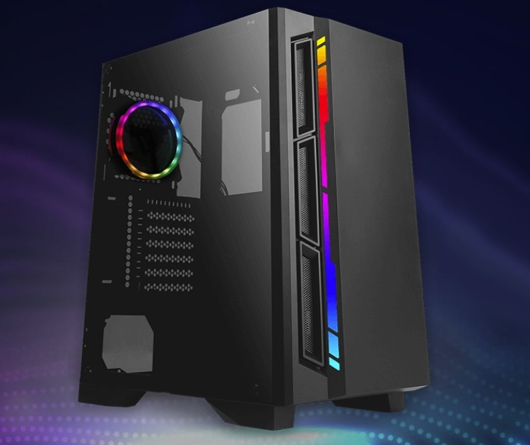 Корпус Antec NX400 для игрового ПК допускает установку шести накопителей Корпус Antec NX400 для игрового ПК допускает установку шести накопителей