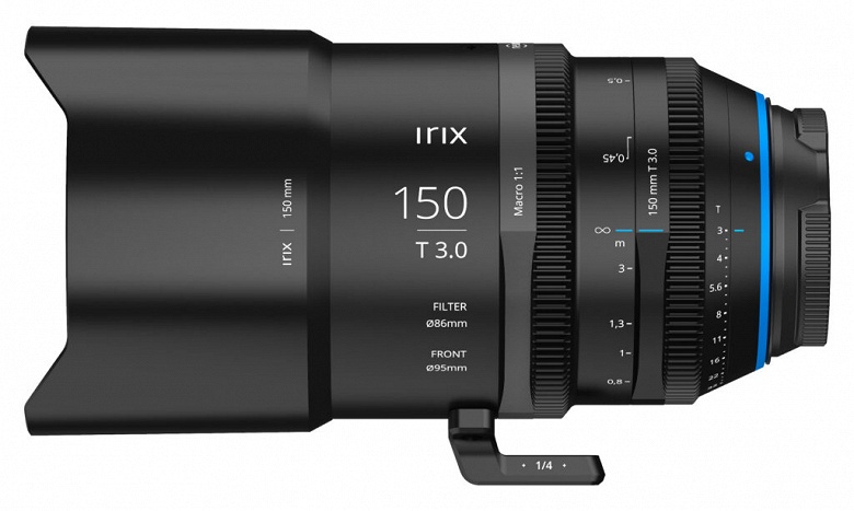 Названы цены и срок начала продаж объектива Irix Cine 150mm T3.0 Macro 1:1