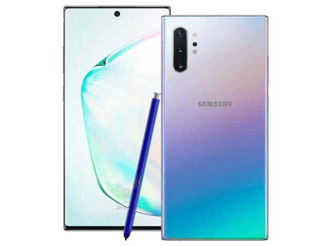 Смартфоны Samsung Galaxy Note10 и Galaxy Note10+ полностью рассекречены