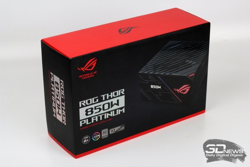 Новая статья: Блок питания ASUS ROG Thor 850P: младший в паре