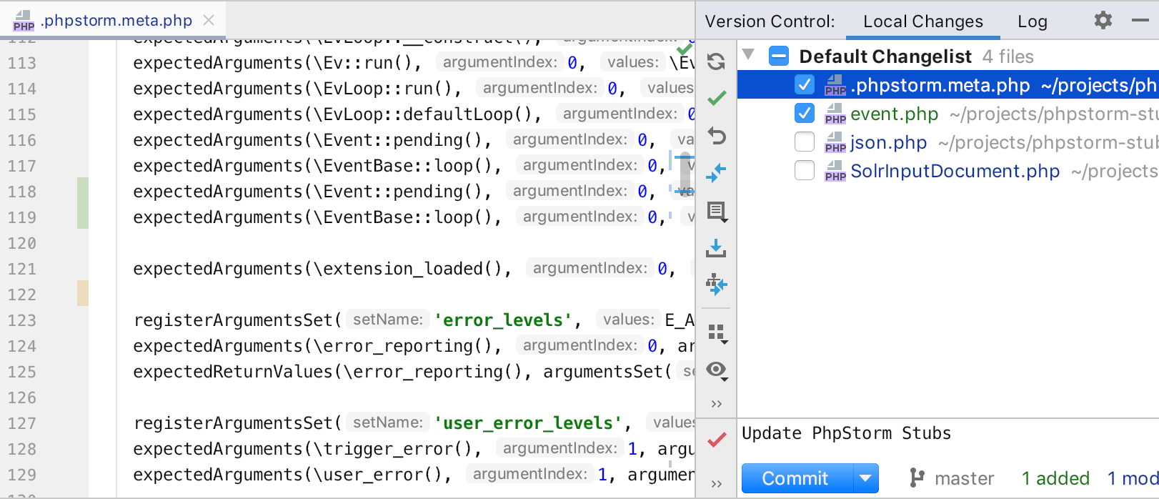 PhpStorm 2019.2: Типизированные свойства PHP 7.4, поиск дубликатов, EditorConfig, Shell-скрипты и многое другое - 20