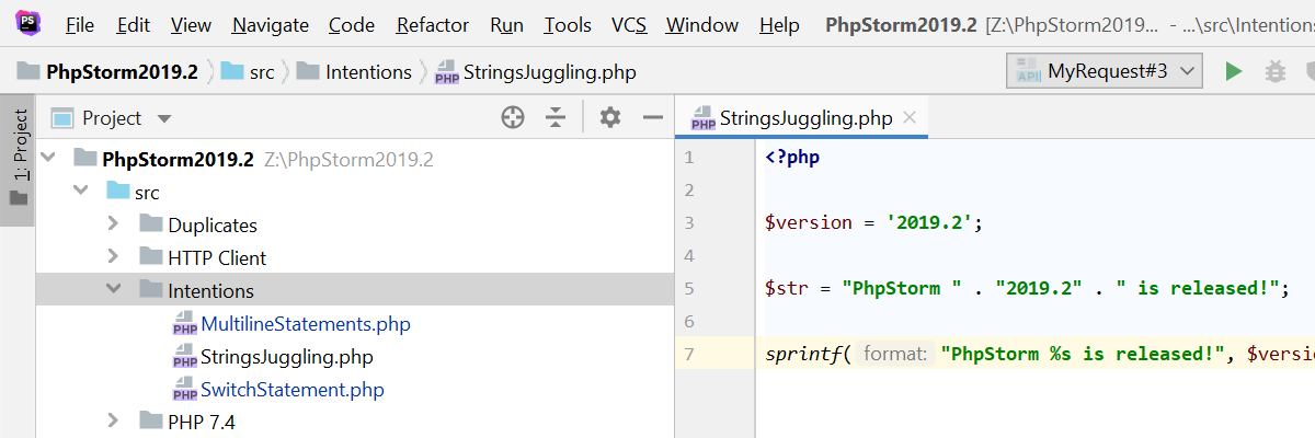 PhpStorm 2019.2: Типизированные свойства PHP 7.4, поиск дубликатов, EditorConfig, Shell-скрипты и многое другое - 40