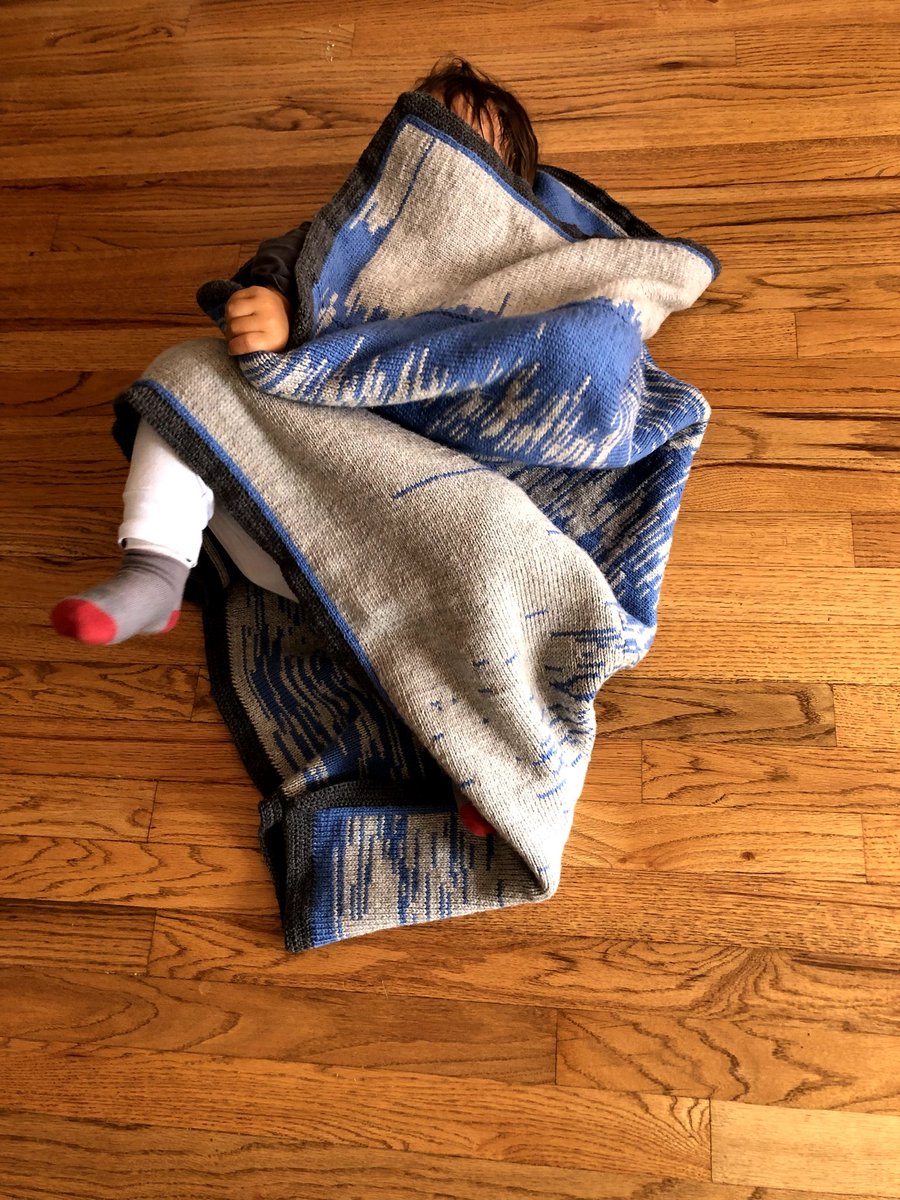 Визуализация сна первого года ребенка на узорах одеяла - 11