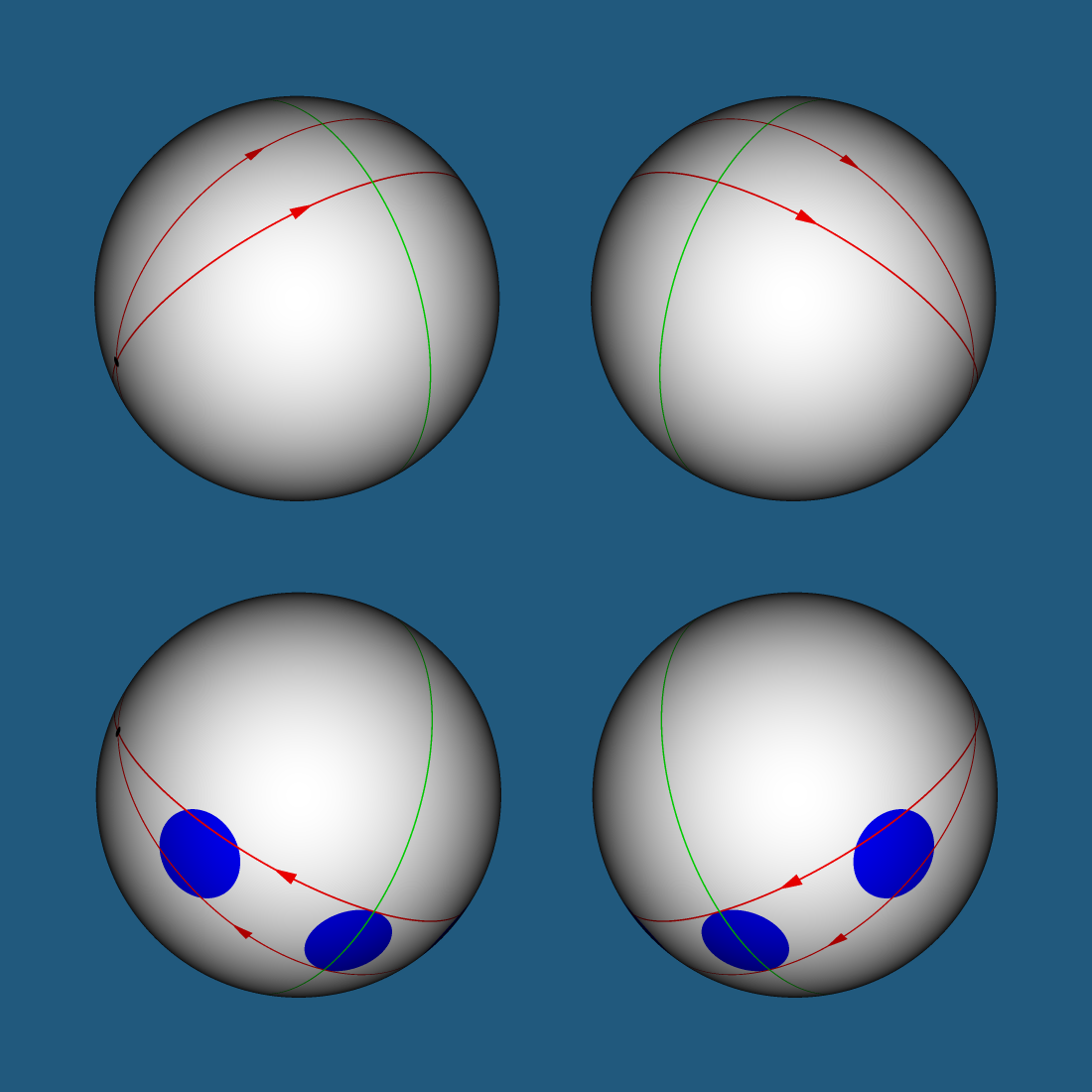 Мир трехмерной гиперсферы. Геодезическая трассировка лучей в замкнутой вселенной со сферической геометрией - 10 Мир трехмерной гиперсферы. Геодезическая трассировка лучей в замкнутой вселенной со сферической геометрией - 10