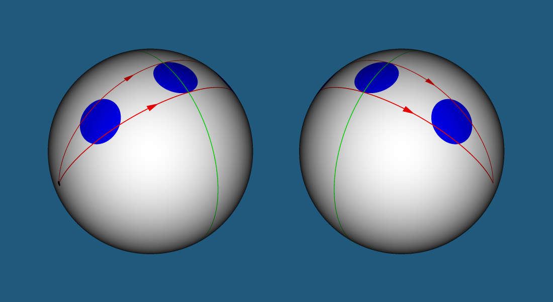 Мир трехмерной гиперсферы. Геодезическая трассировка лучей в замкнутой вселенной со сферической геометрией - 7