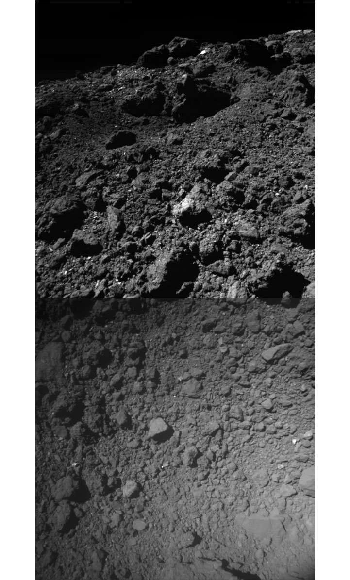 Опубликованы новые детальные снимки поверхности астероида Рюгу