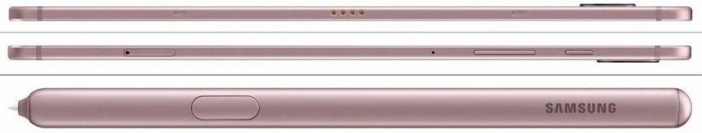 Планшет Samsung Galaxy Tab S6 в цвете Rose Blush Pink красуется на официальных изображениях