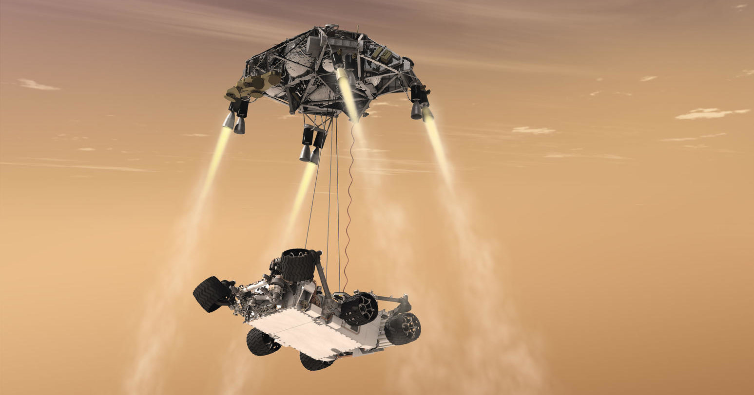 Следующая миссия на Марс объединит сразу трех роботов