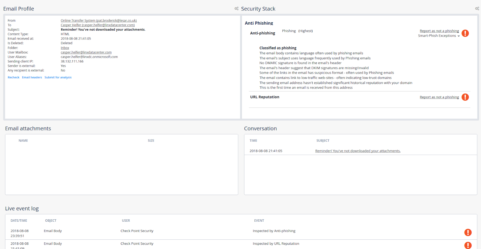 Защита облачных сервисов Office 365: тестирование Check Point Cloud Guard SaaS - 7