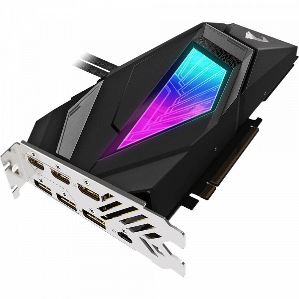 3D-карта Gigabyte Aorus GeForce RTX 2080 Super Xtreme WaterForce 8G оснащена системой жидкостного охлаждения 