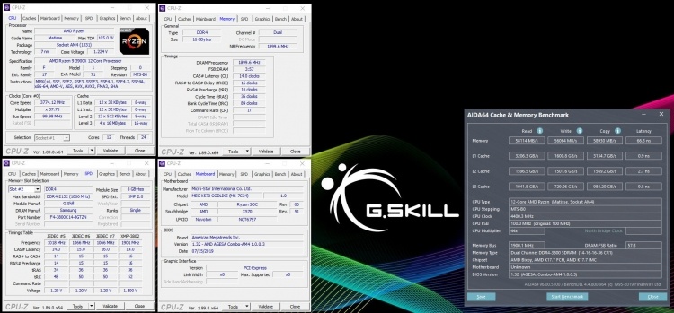 G.Skill представила оптимизированные для Ryzen 3000 модули DDR4-3800