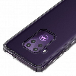 Motorola One Pro позирует на рендерах: экран с каплевидным вырезом и четверная камера