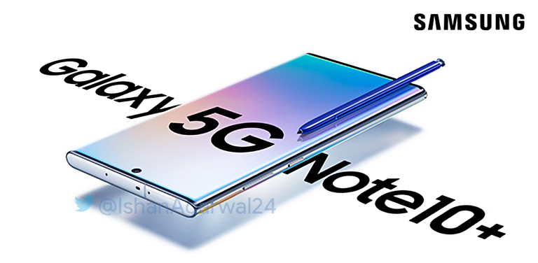 Фото дня: официальный постер для планшетофона Samsung Galaxy Note10+ 5G