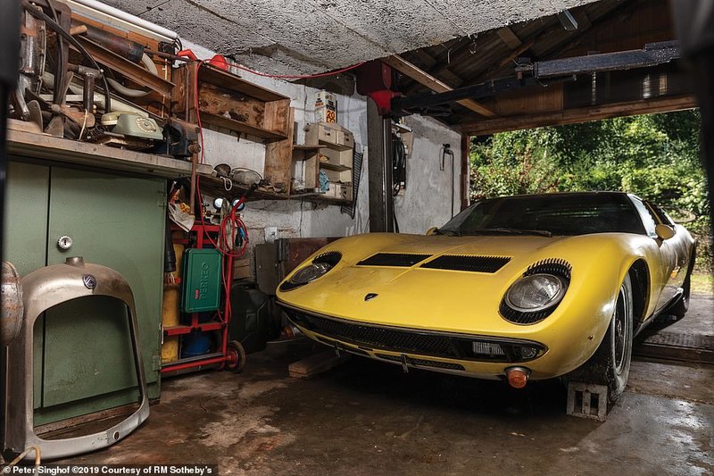 Редкий Lamborghini 1969 года в хорошем состоянии пустят с молотка