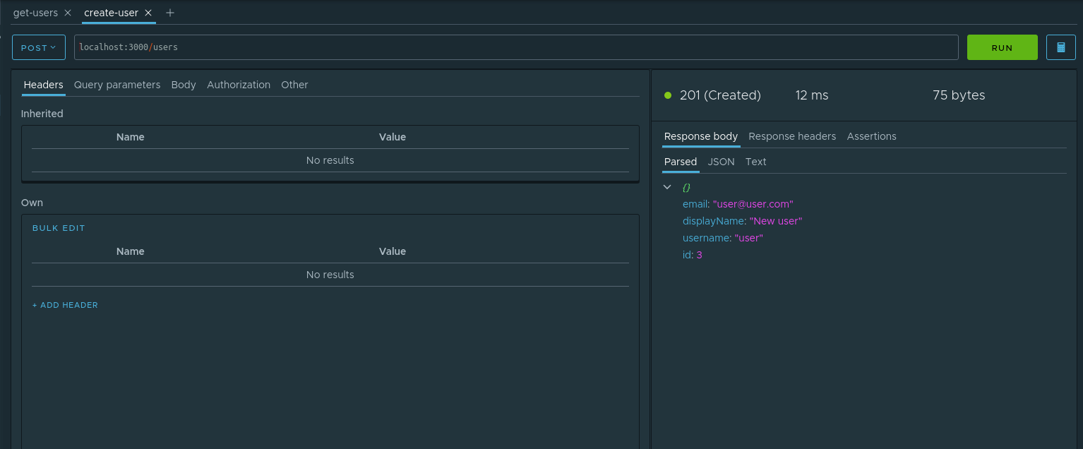 Быстрое создание CRUD с nest, @nestjsx-crud и TestMace - 5