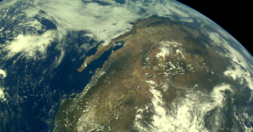 Индийский лунный аппарат сделал снимки Земли Индийский лунный аппарат сделал снимки Земли