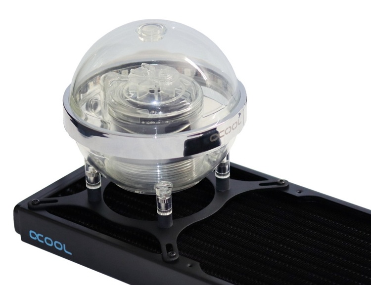 Alphacool Eisball: оригинальный резервуар-сфера для СЖО
