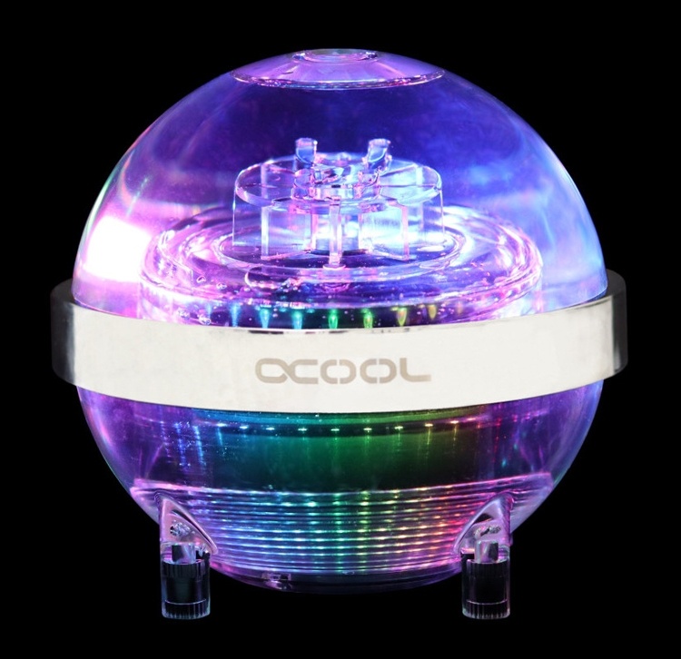 Alphacool Eisball: оригинальный резервуар-сфера для СЖО Alphacool Eisball: оригинальный резервуар-сфера для СЖО