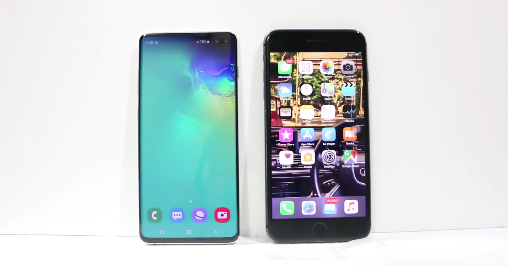 Samsung Galaxy S10+ против iPhone 8+: тест на скорость