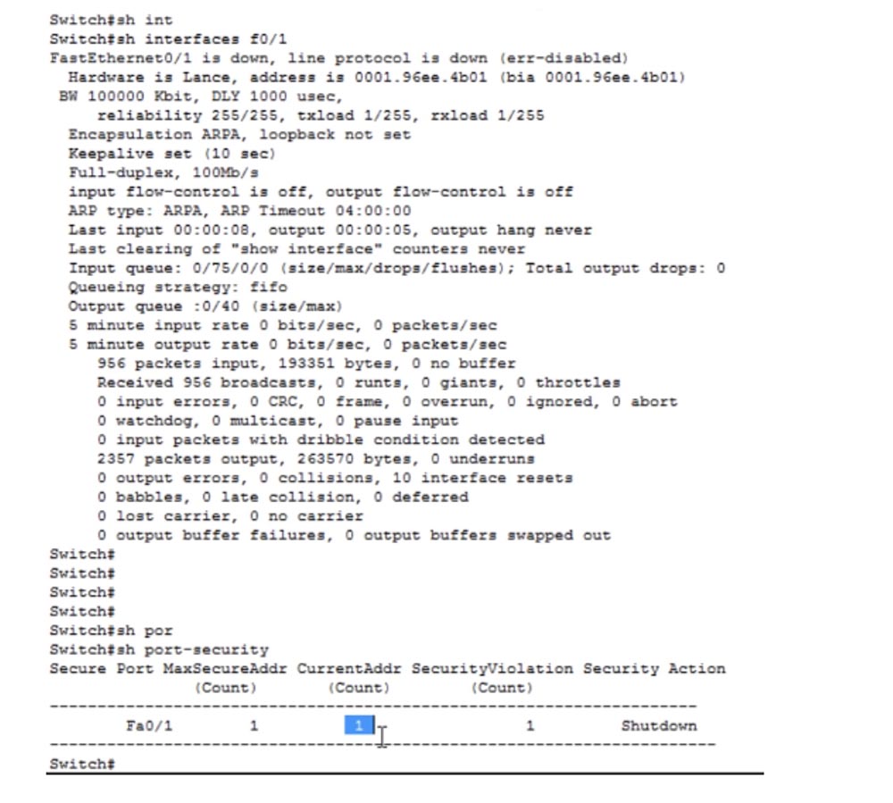 Тренинг Cisco 200-125 CCNA v3.0. День 15. Медленная связь и функция Port Security - 20